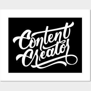 Content Creator Posters and Art